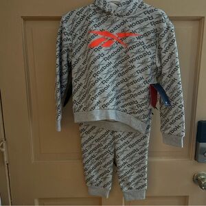 REEBOK 2 pc hoodie & jogger set size. 6